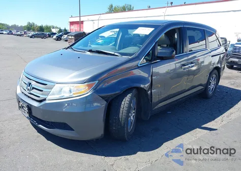 2012 Honda Odyssey Ex-L из США, поврежденный, VIN 5FNRL5H64CB023808